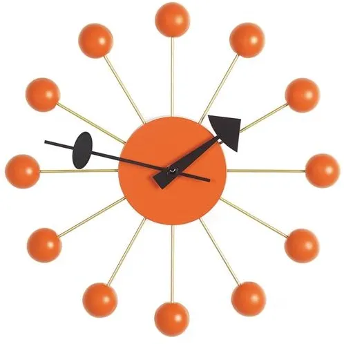 Vitra Ball Clock Ur Orange